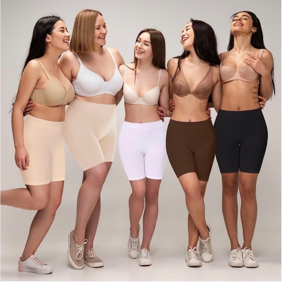 Seamless Slimming Shapewear Slip Shorts Underwear in Nude, Women’s Size Medium. - Picture 11 of 16